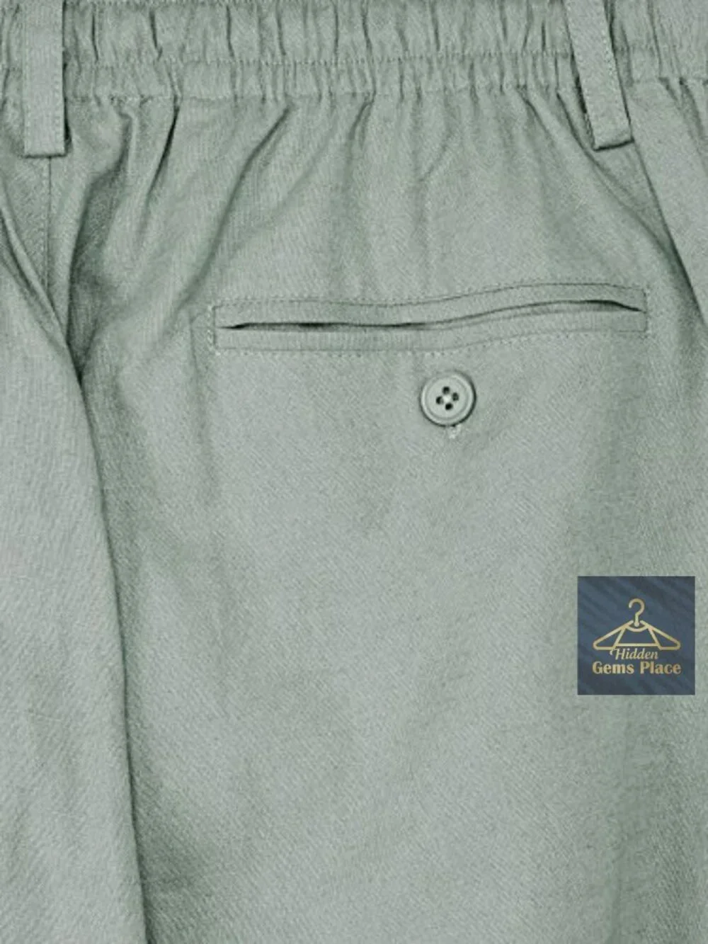 Premium Linen Pants Wrinkle Resistant Flat Front Classic Slacks